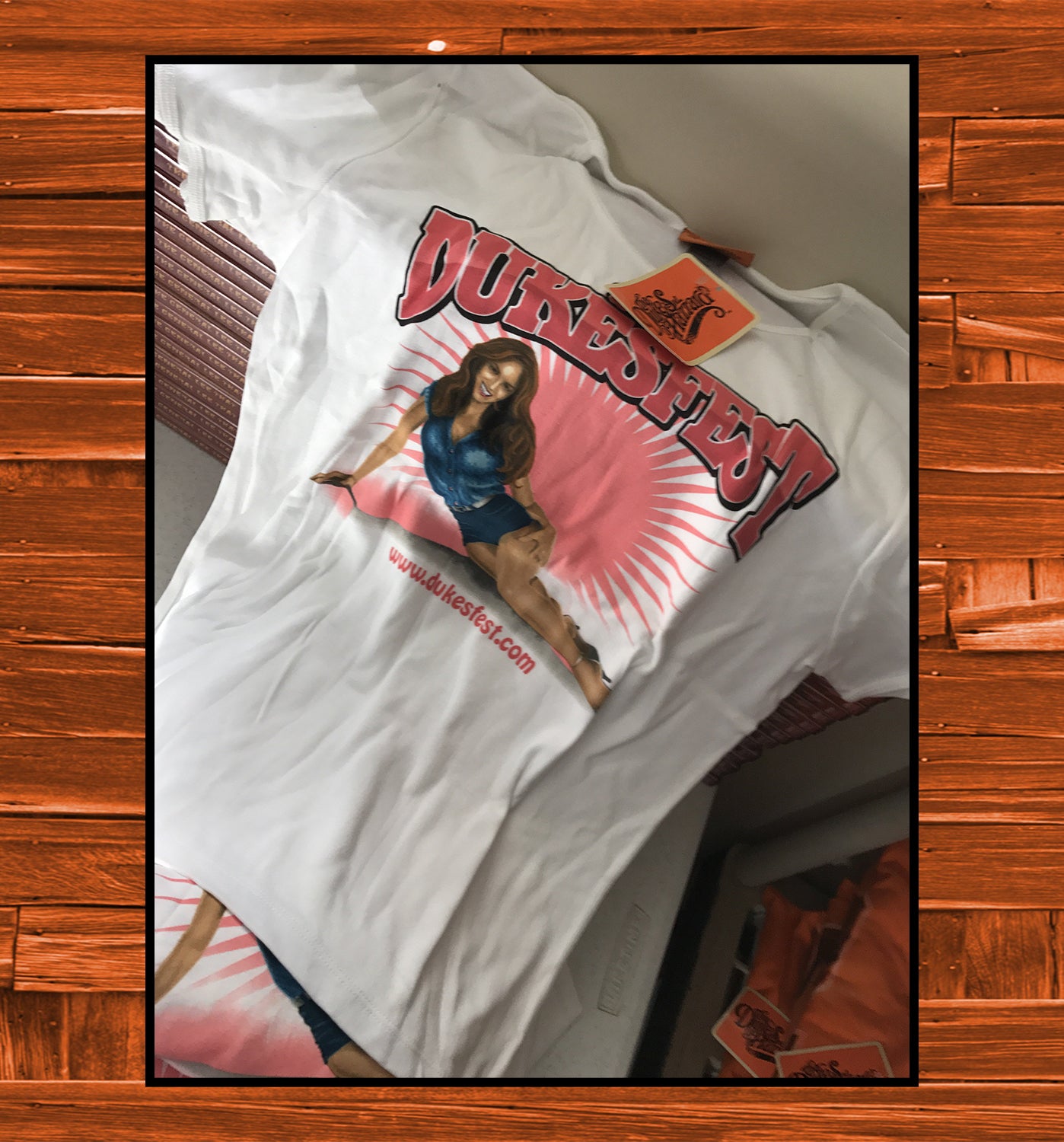 Official Vintage Dukes Fest "Daisy" women's T-Shirt - JohnSchneiderStudioStore